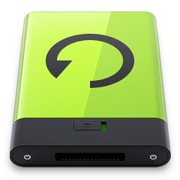 Green Backup Icon 256x256 png